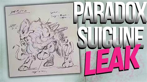 paradox suicune leak|Pokemon Scarlet and Violets Paradox Suicune Leaks Online